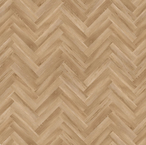 Cleveland Beige Rigid Core SPC Vinyl Wood Herringbone Flooring 126x630mm £24.99 per m2
