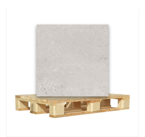 Pompeii White Outdoor Matt Porcelain Tile 600x600mm