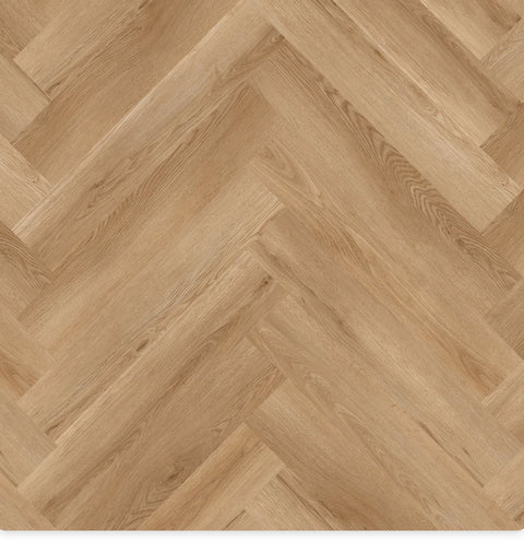 Cleveland Beige Rigid Core SPC Vinyl Wood Herringbone Flooring 126x630mm £24.99 per m2