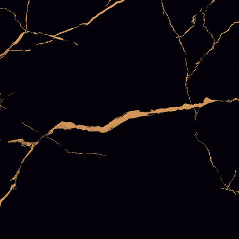 Atlantis 60x60cm Black Gold Polished Wall and Floor Tiles