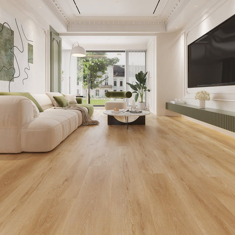 Cleveland Beige Rigid Core SPC Vinyl Wood Plank Flooring 230x1220mm £24.99 PER M2