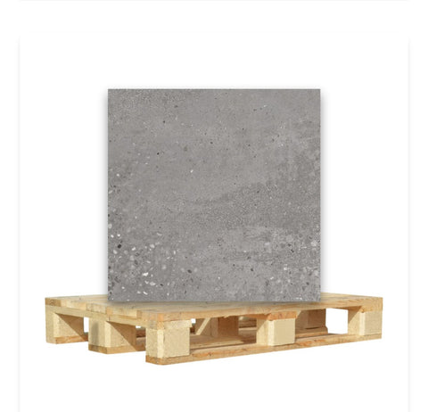 Pompeii Grey Outdoor Matt Porcelain Tile 600x600mm