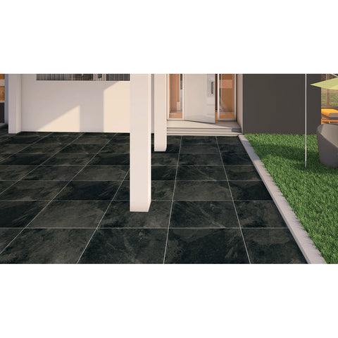 Brazstone 60 x 90cm Black Matt Floor Tiles