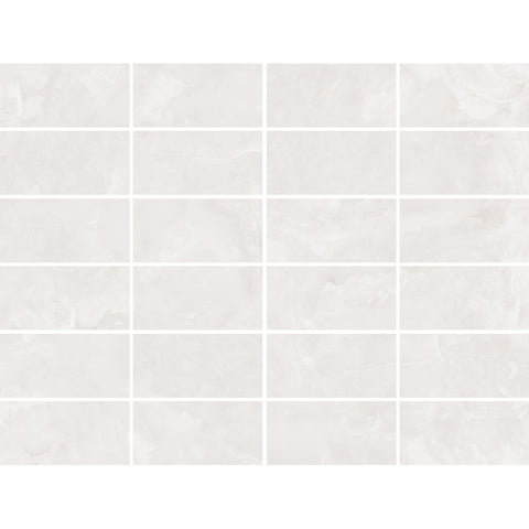 Elegant onyx Bianco Polished 30 x 60 cm