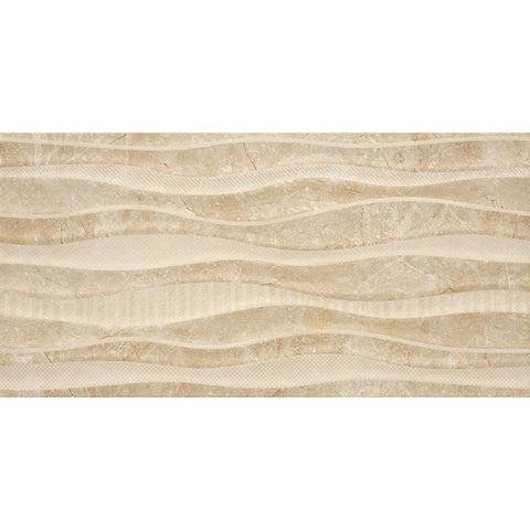 Luxor 30 x 60cm Gloss Beige Mosaic Wall Tiles