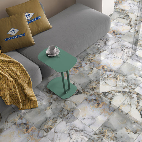 Exotica Gold Polished Porcelain 60x60cm Wall and Floor Tile